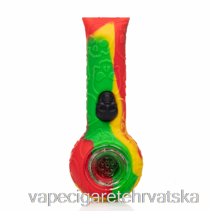 Vape Hrvatska Stratus Silikonska Lubanja Ručna Lula Rasta (zelena / Crvena / žuta)